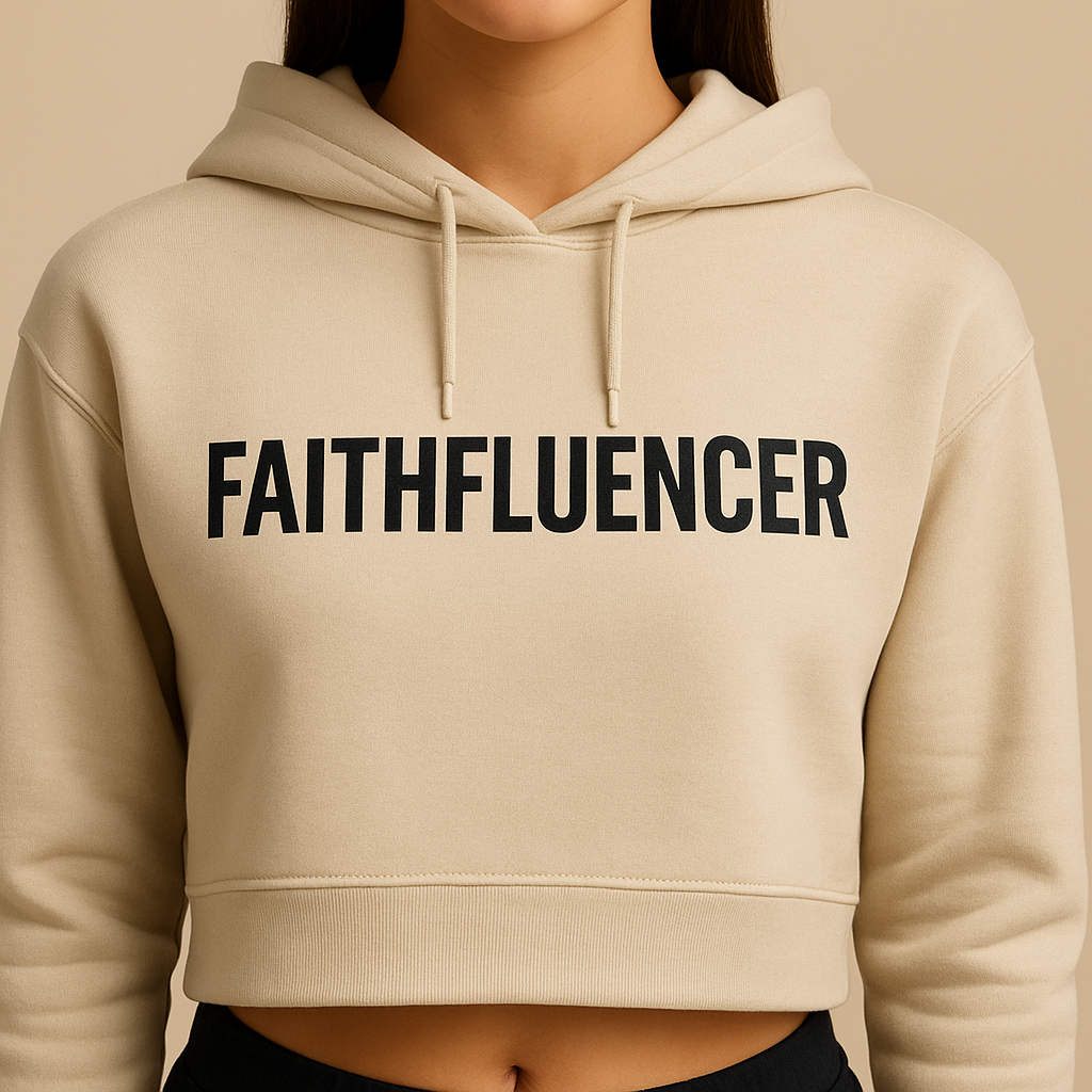 FAITHFLUENCER Women’s Cropped Hoodie
