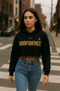 GODFIDENCE Women’s Cropped Hoodie