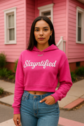 SLAYNTIFIED Women’s Cropped Hoodie